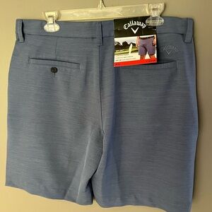 Men’s Lightweight Callaway Blue Textured 9” Shorts